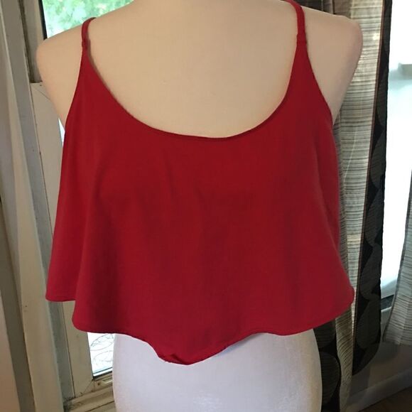 VICTORIA SECRET Red Cropped Top - Picture 4 of 7
